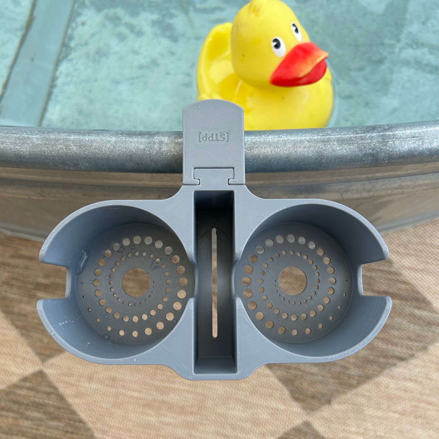 Cup Holder for Galvanized Tank