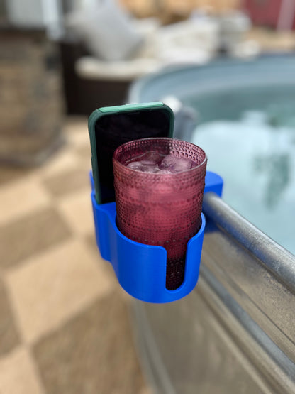 Cup Holder for Galvanized Tank