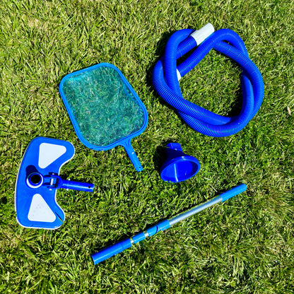 ALL-IN-ONE DELUXE: DIY Stock Tank Pool Kit with Blue Water Vacuum