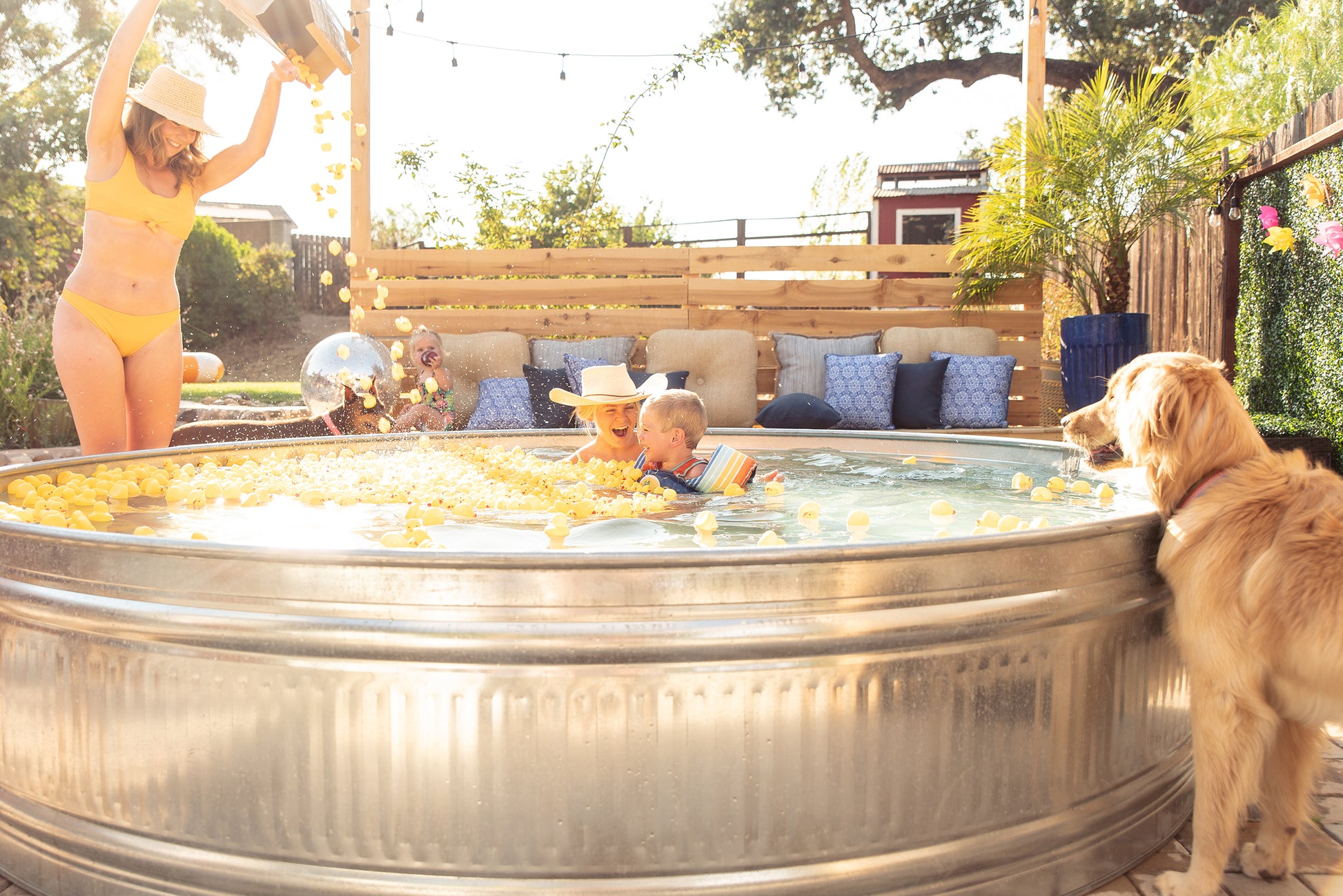 All-In-One DIY Stock Tank Pool Kit